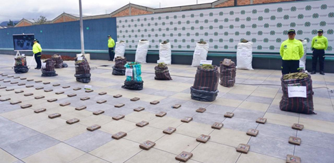 Droga incautada en Bogotá
