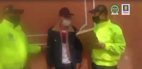 Hombre capturado por la Policía