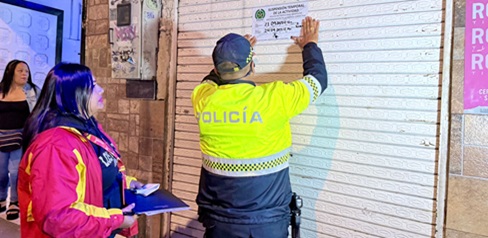Autoridades restablecen los derechos de un menor de edad y cierran tres establecimientos en megaoperativo en Los Mártires