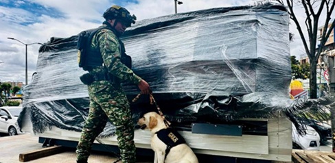 Incautados 418 kilos de cocaína en Bogotá que iban a ser enviados a Europa