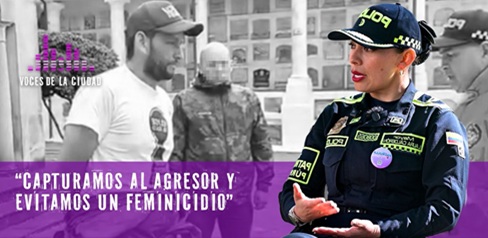 Así evitó la Patrulla Purpura un feminicidio en Bogotá