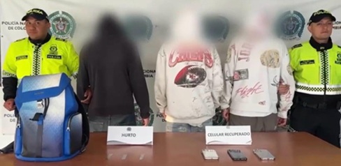 Policía frustra robo a pasajero de plataforma: recuperan pertenencias avaluadas en seis millones de pesos