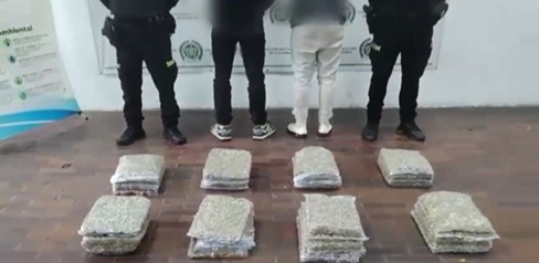 Capturados con 30 kilos de marihuana y cédula falsa en Ciudad Bolívar