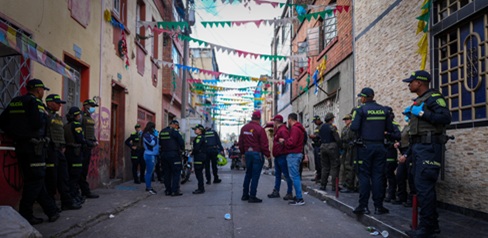 Operativo en pagadiarios de San Bernardo deja siete capturados y más de 10.000 dosis de droga incautadas