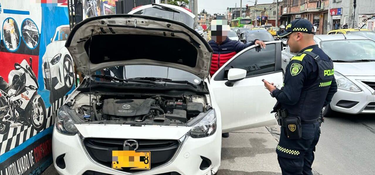 Recuperan carro robado en el Restrepo Recuperan carro robado en el Restrepo