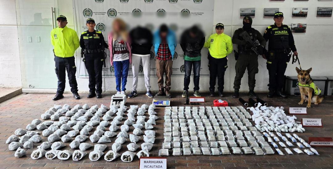 Incautan droga en Bogotá Incautan droga en Bogotá