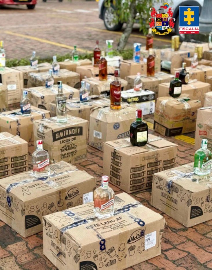 Fiscalía legalizó la incautación de 4.000 botellas de licor adulterado en Bogotá 