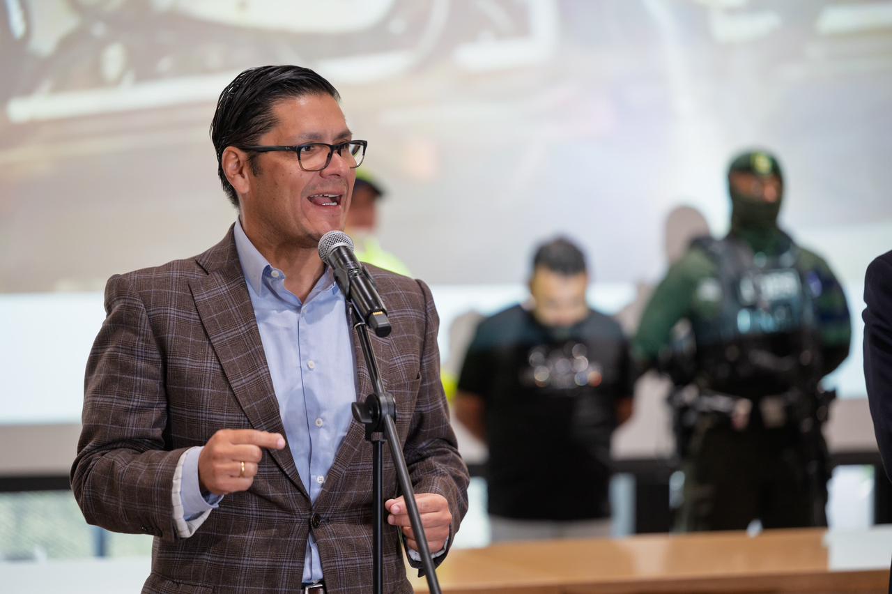 Secretario de seguridad de Bogotá Cesar Restrepo