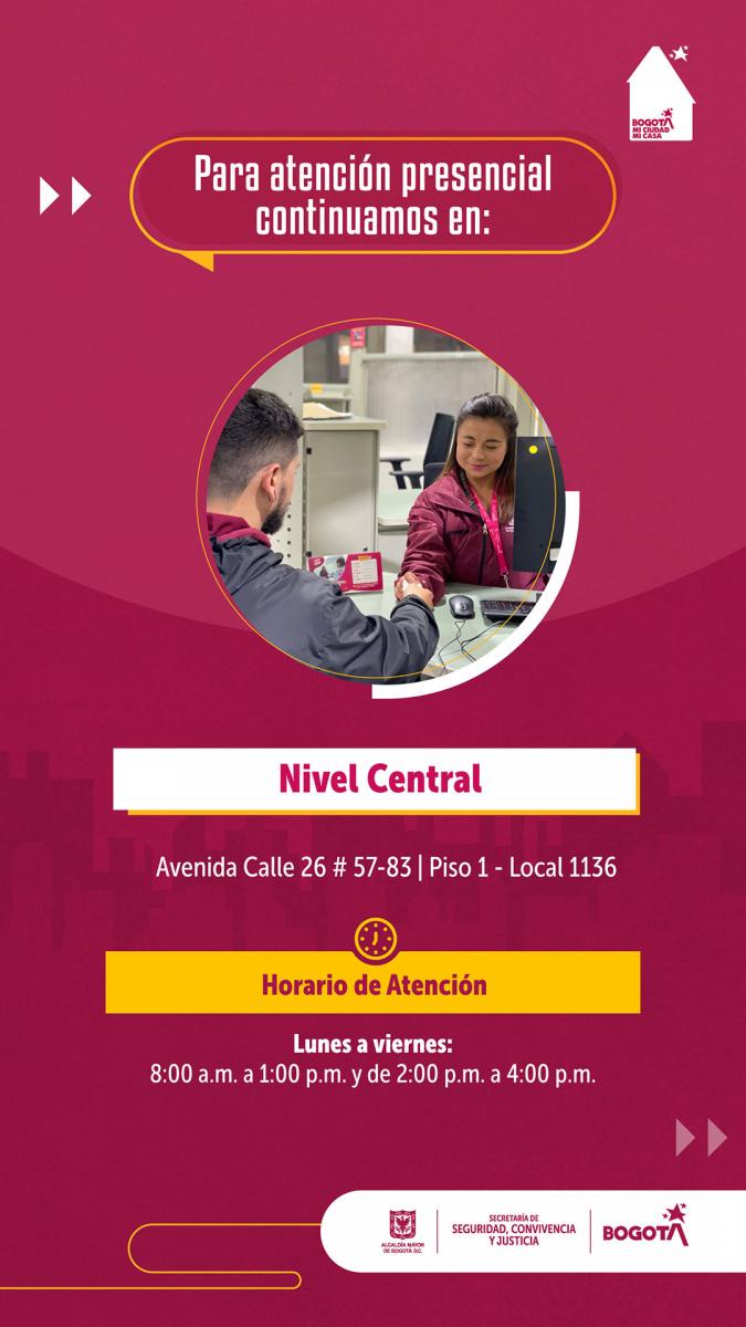 Canal presencial sede central Canal presencial sede central