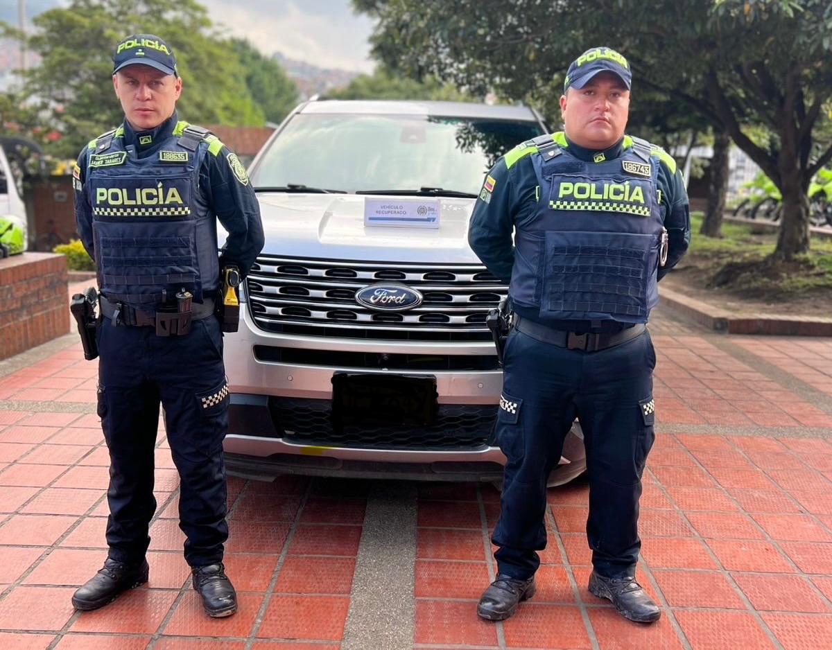 En 12 Horas, la policía recuperó una camioneta robada en Teusaquillo En 12 Horas, la policía recuperó una camioneta robada en Teusaquillo