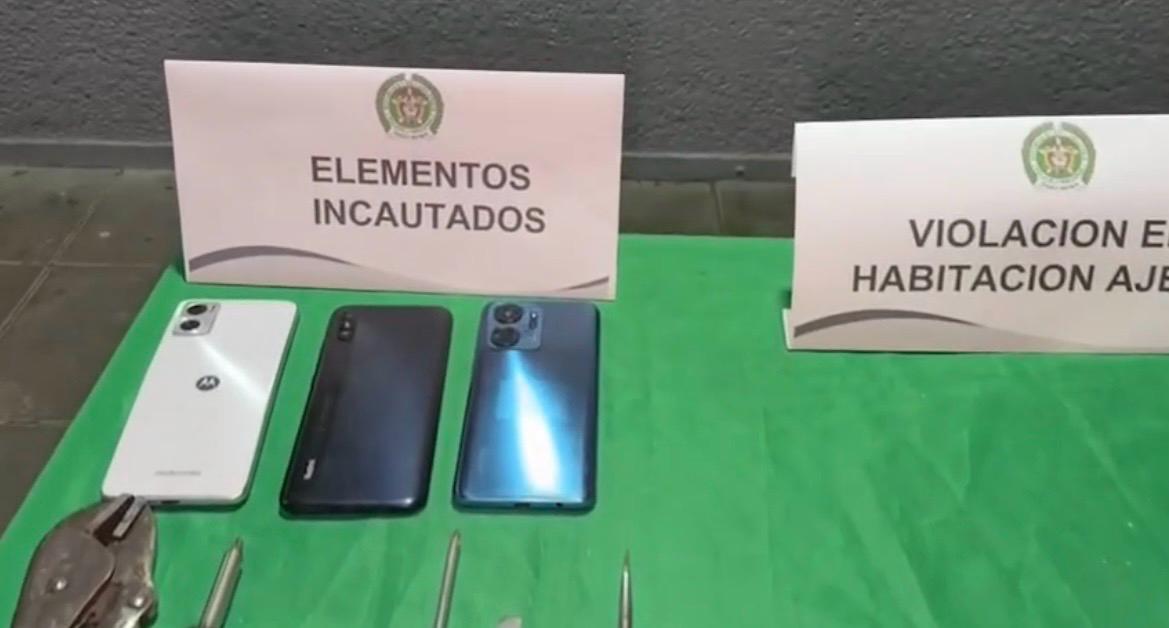 Tres capturados en flagrancia tras violentar cerraduras para hurtar residencias en Suba