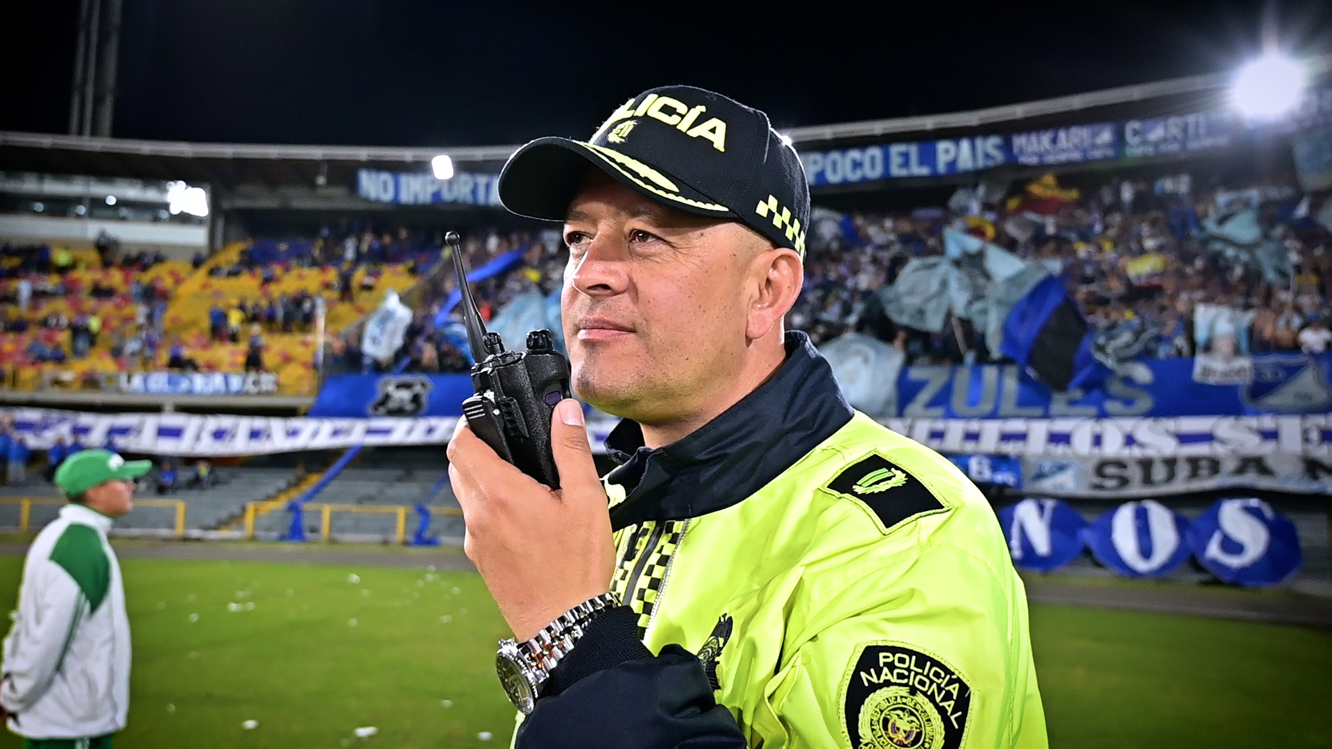 Cerca de 600 funcionarios garantizan la seguridad en cada partido de fútbol en Bogotá Cerca de 600 funcionarios garantizan la seguridad en cada partido de fútbol en Bogotá