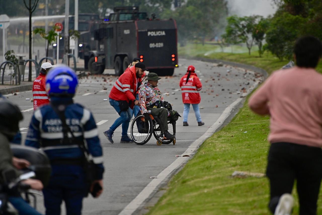 95 de cada 100 protestas en Bogotá se gestionan por medio del diálogo 95 de cada 100 protestas en Bogotá se gestionan por medio del diálogo