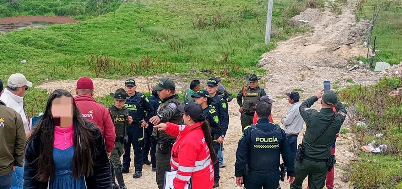 Operativo en la vereda El Uval. Operativo en la vereda El Uval.