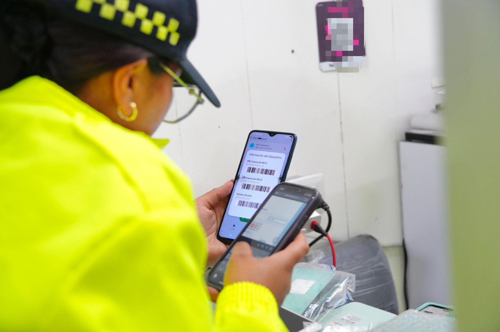 Incautados más de 40 celulares con reporte de hurto y manipulación ilegal en un operativo en San Victorino