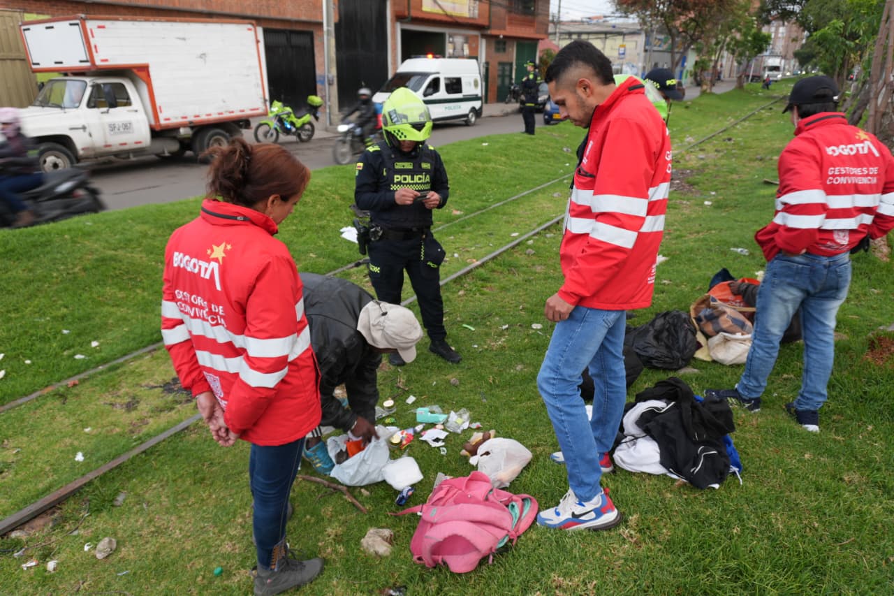 Autoridades refuerzan la seguridad con intervención en el sector de La Carrilera en Fontibón