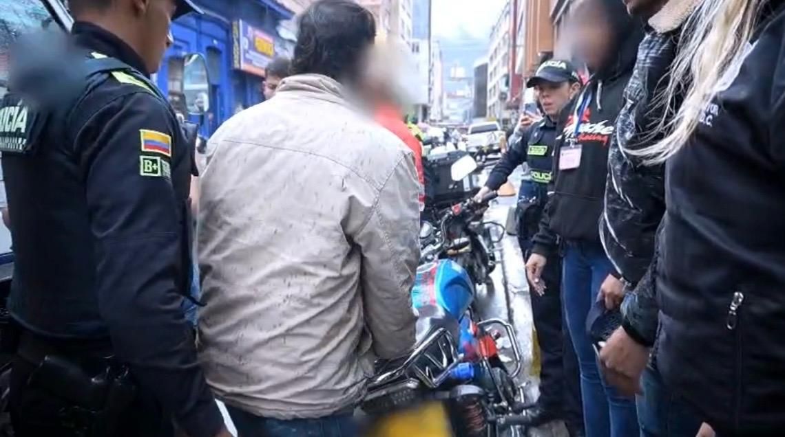   Operativo en pagadiarios de La Capuchina deja un capturado por una motocicleta con número de motor borrado