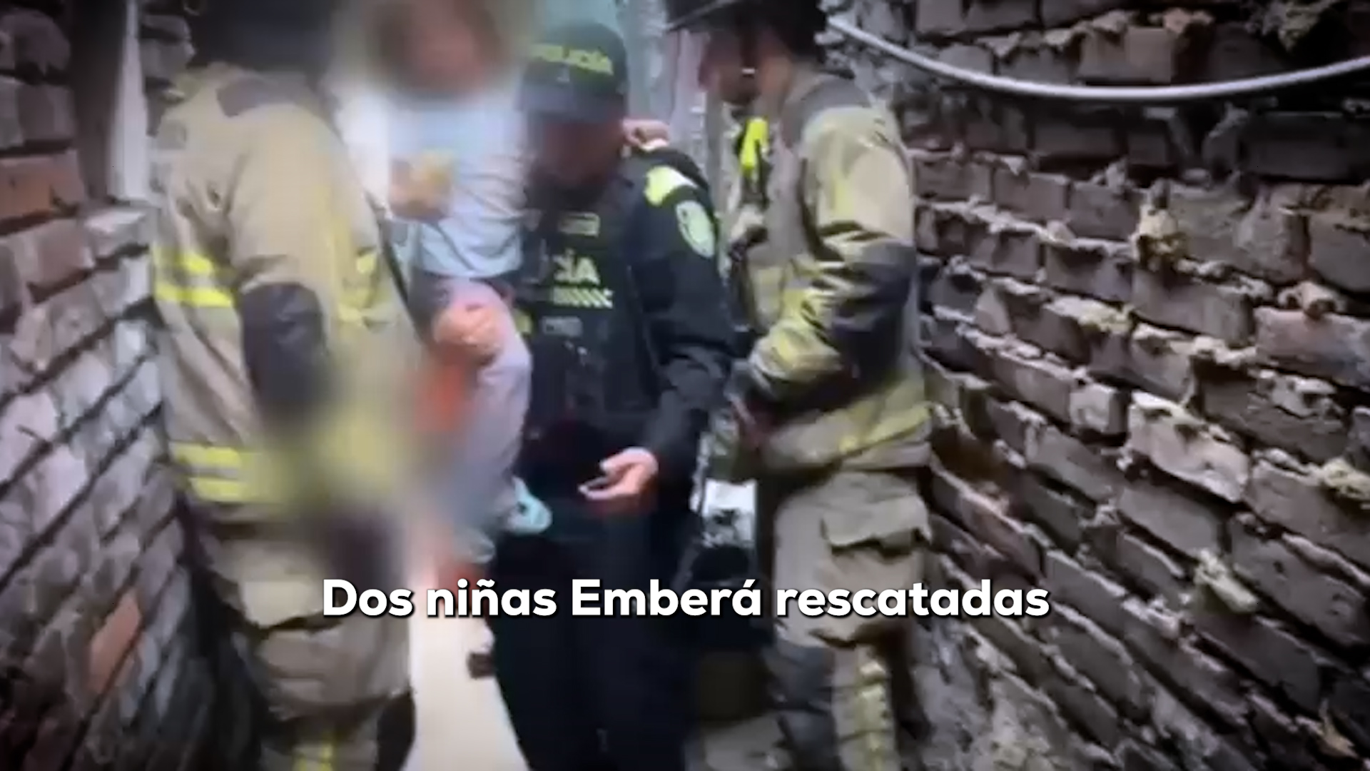 Niñas emberá rescatadas Niñas emberá rescatadas