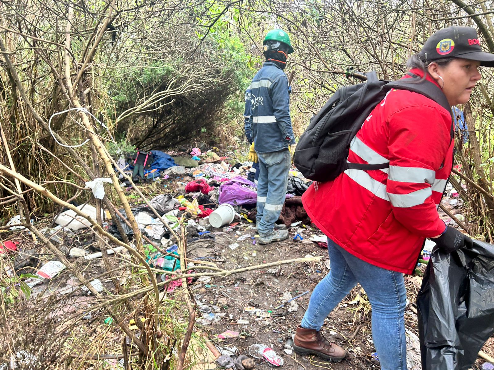 Operativo de recuperación de espacio público en Bosa: cambuches desmontados y 26 m3 de residuos recolectados Operativo de recuperación de espacio público en Bosa: cambuches desmontados y 26 m3 de residuos recolectados