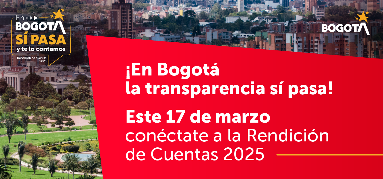 Participe el martes 17 de marzo en la Audiencia Pública de Rendición de Cuentas 2025 de la Administración Distrital Participe el martes 17 de marzo en la Audiencia Pública de Rendición de Cuentas 2025 de la Administración Distrital