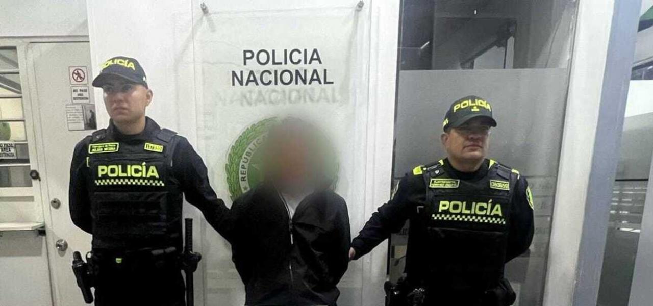 El hombre quedó capturado. Capturado por la Policía