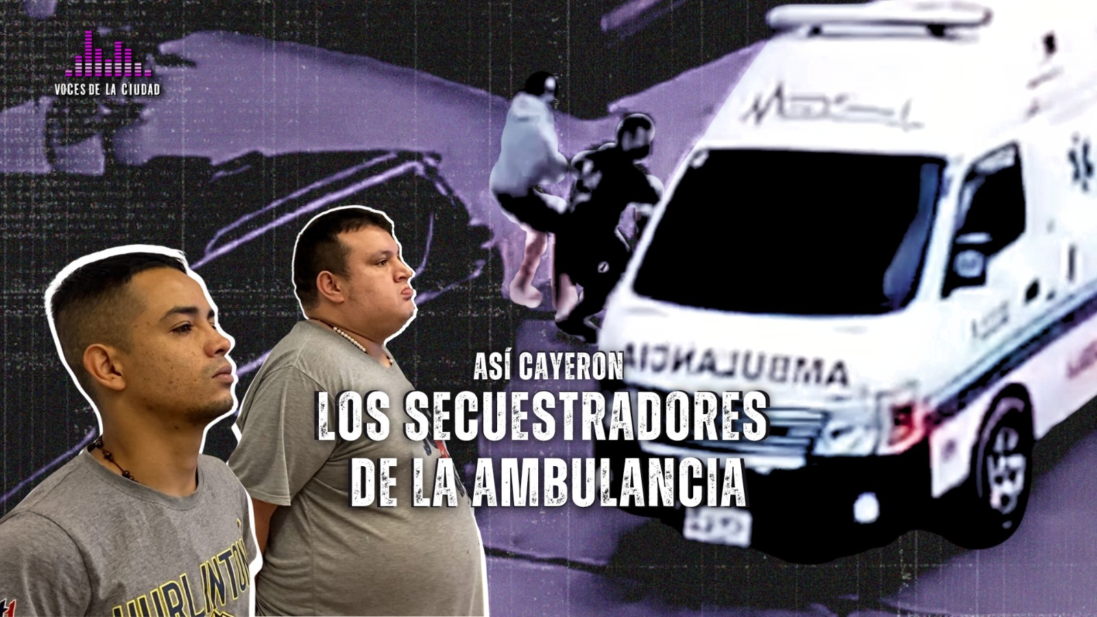 Así cayeron secuestradores con ambulancia en Bogotá