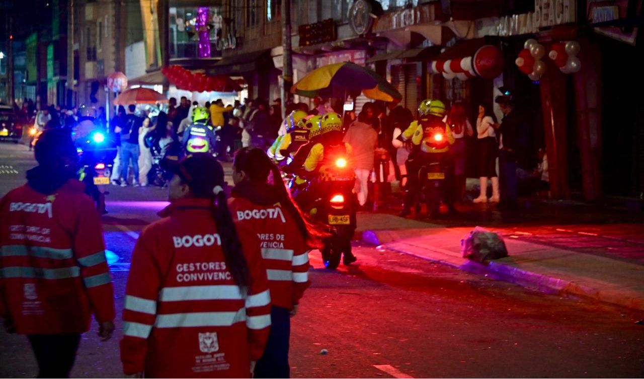 Así opera el equipo antiriñas en zona de rumba por el Día de la Madre