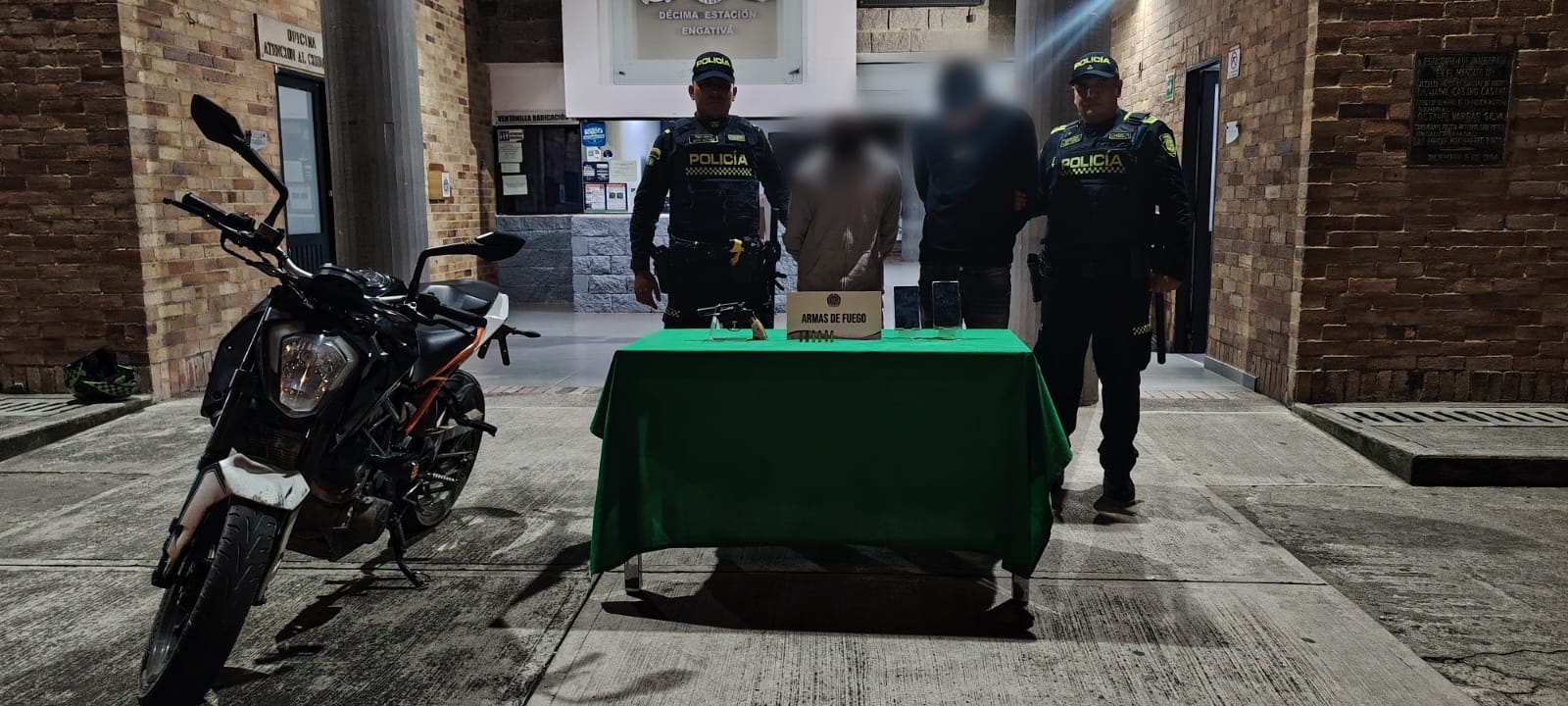 Dos capturados en Engativá, uno salió de la cárcel hace una semana 