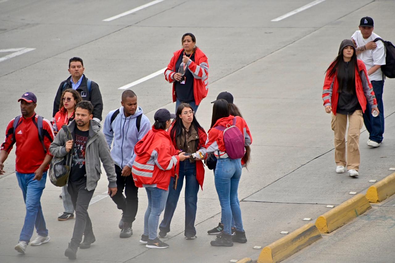 En medio del vandalismo: así es como los Gestores de Convivencia protegen a la ciudadanía durante las protestas en Bogotá En medio del vandalismo: así es como los Gestores de Convivencia protegen a la ciudadanía durante las protestas en Bogotá