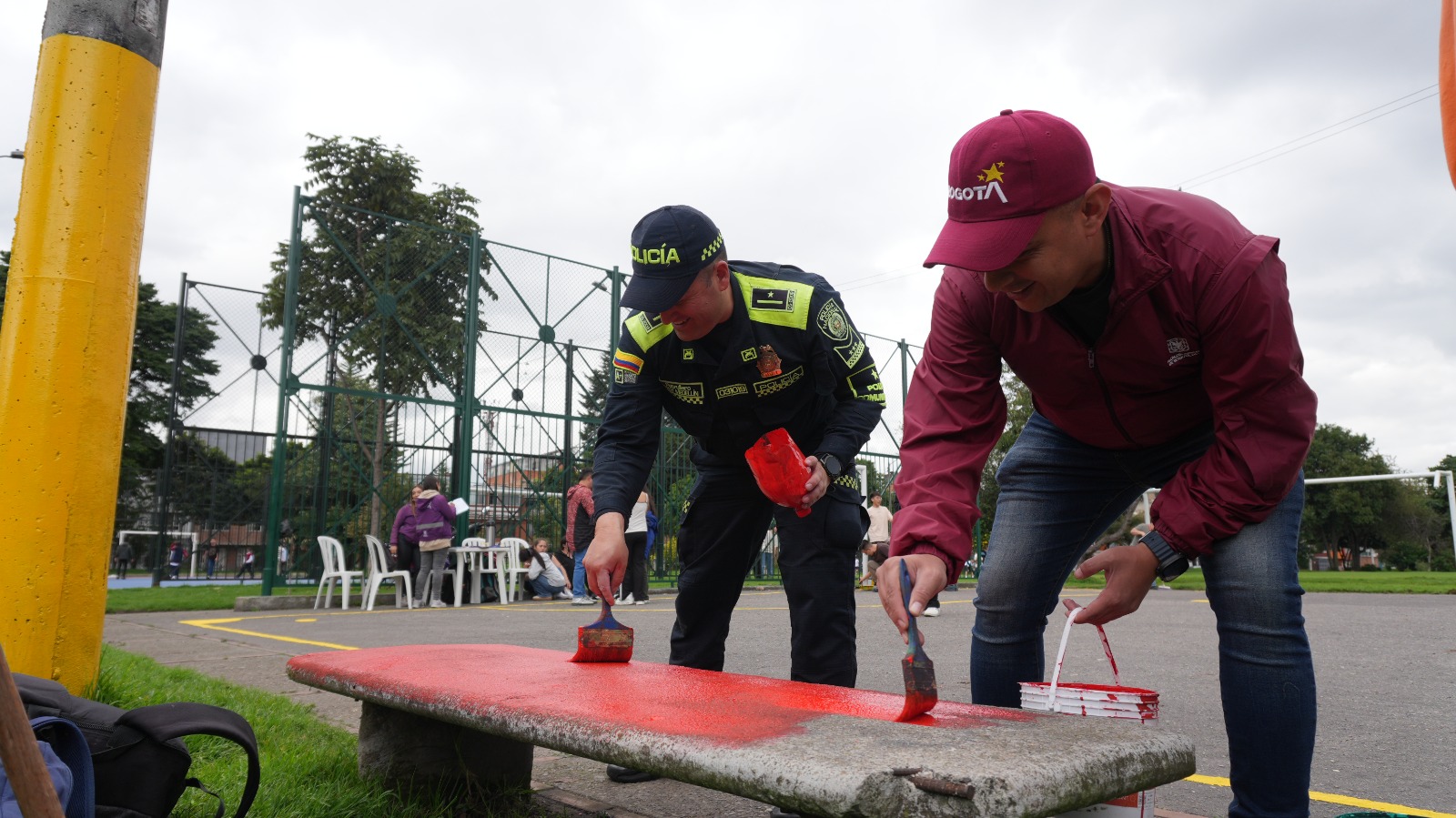 Del deterioro, el desorden y la basura, al color y el disfrute de la comunidad: así se transformó el parque San Marcos en Engativá