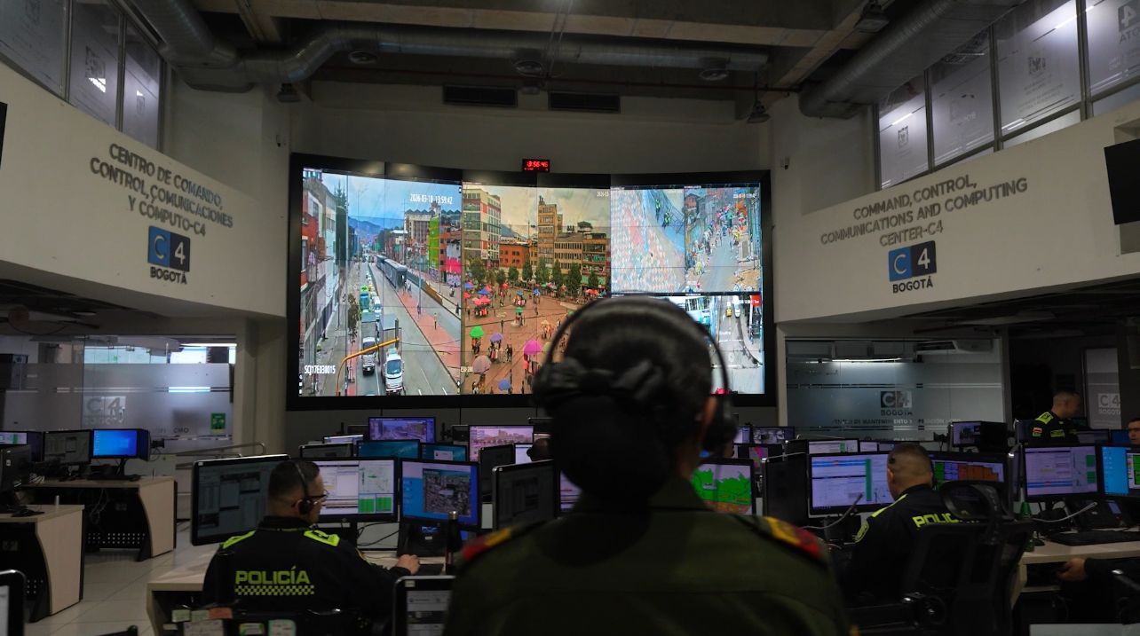 Cámaras del centro de comando, control, comunicaciones y cómputo c4