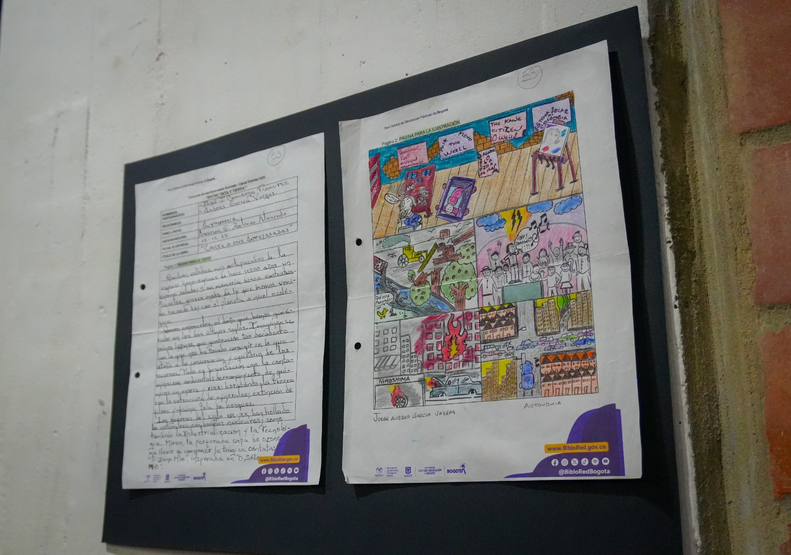 Un dibujo con un texto al lado