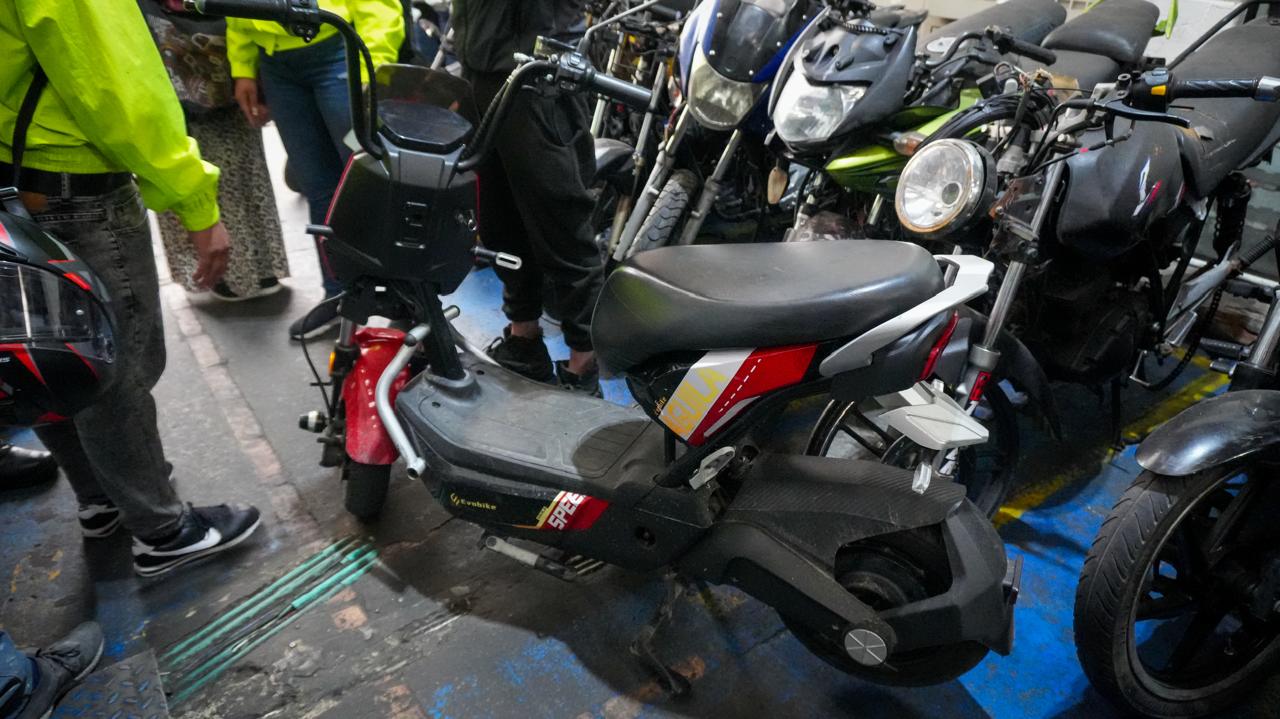 Varias motocicletas incautadas