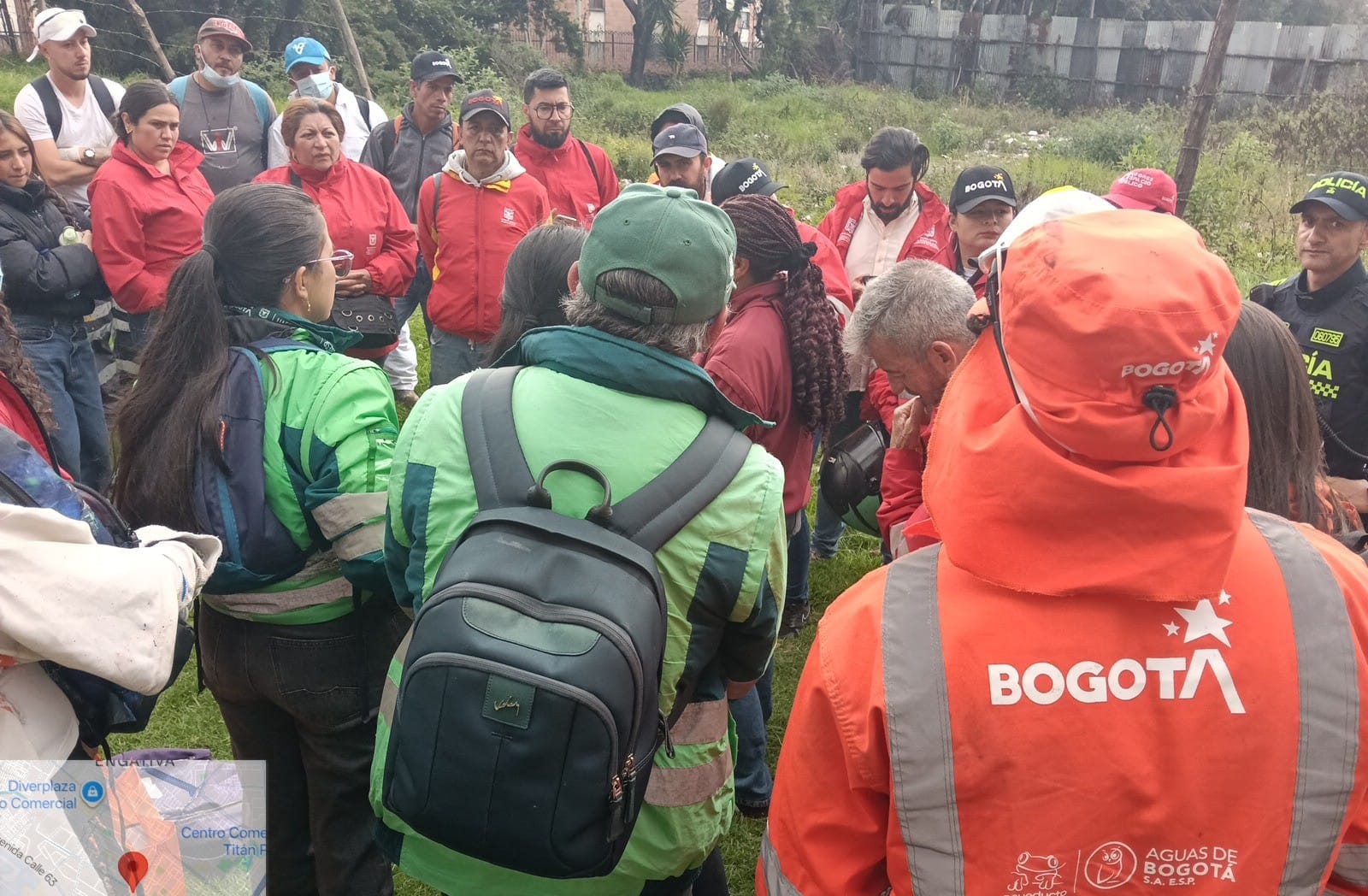 Operativo en el canal de Los Ángeles, en Engativá, deja un capturado y varios cambuches desmontados