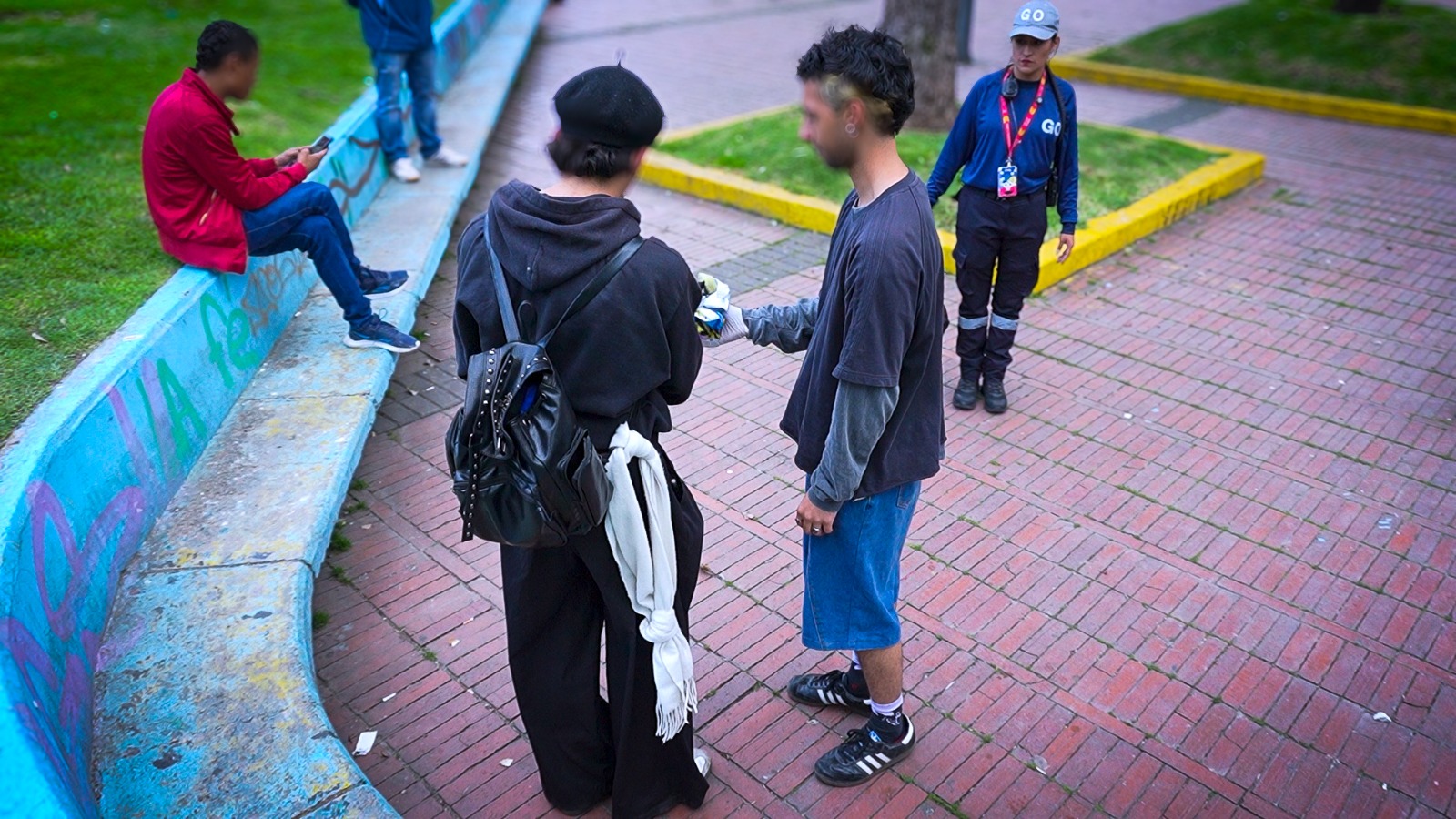 Personas en un parque