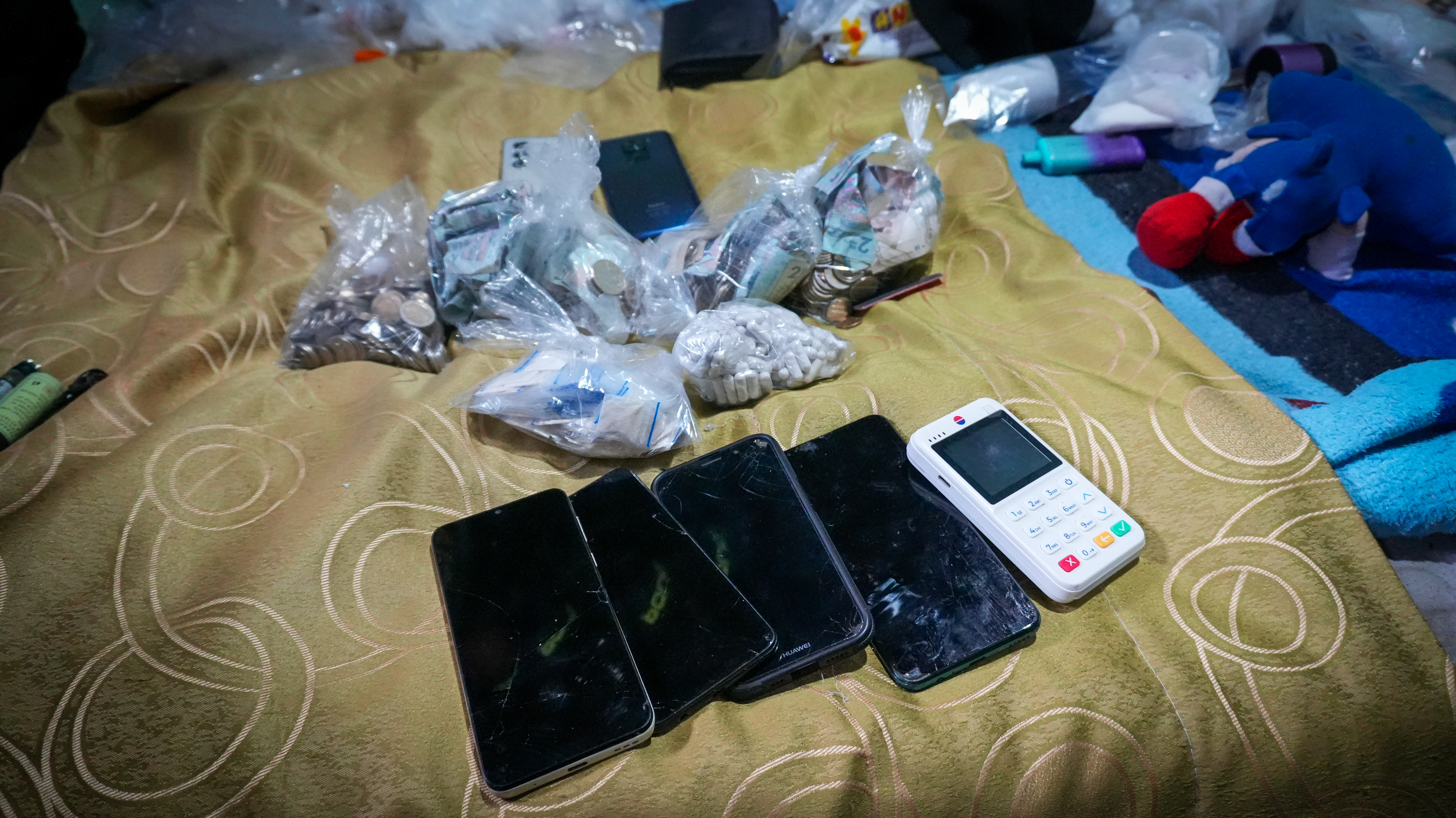 Operativo en pagadiarios de San Bernardo deja siete capturados y más de 10.000 dosis de droga incautadas