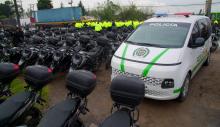 Motos y patrulla nuevas