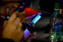 Botellas de licor adulterado 