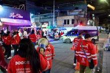 Gestores de convivencia en una calle