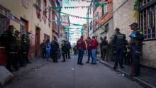 Varias personas en la calle